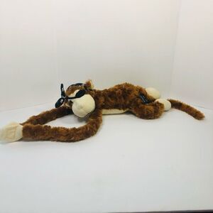 2003 koskash monkey pirate hanging attachable hands plush brown